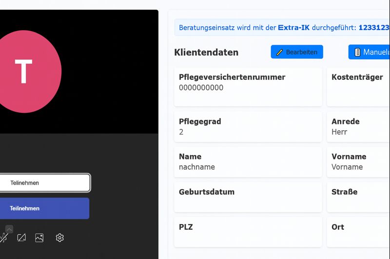 Pflegeberatung Videoberatung